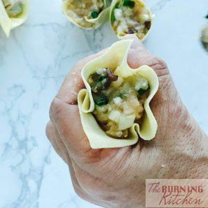 Shrimp and Pork Dumpling (Siew Mai): This all-time favourite Dim Sum dish is healthy, tasty and easy to make at home! Wrap our versatile meat mix stuffing recipe with wonton skin, and top with fresh shrimp roe and pop into the steamer for a quick snack!